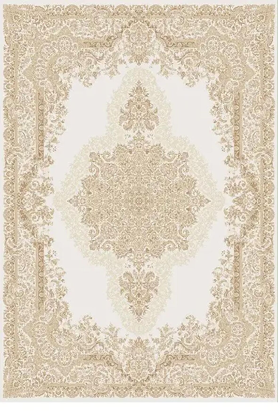 Kreasyon Halı Salon Halı 300x400 İpeksi İS008 Bej