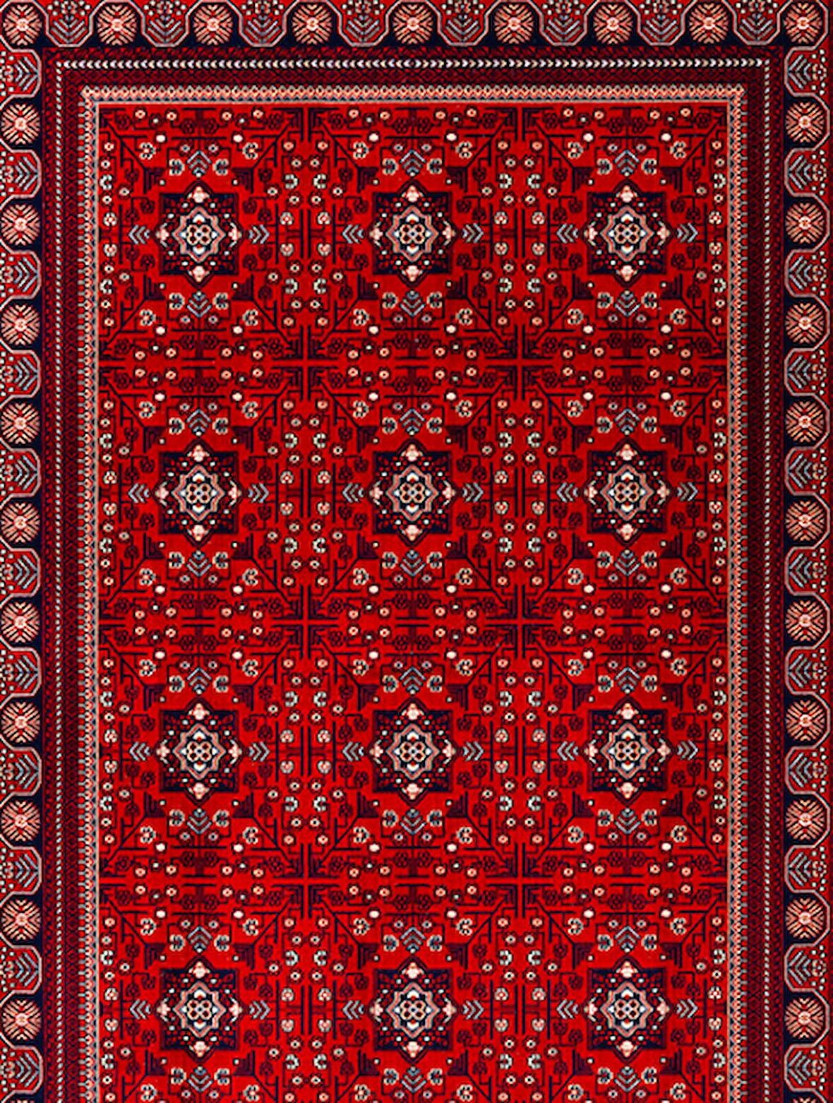 Dinarsu Halı Asya Koleksiyonu 39772 010 Kırmızı