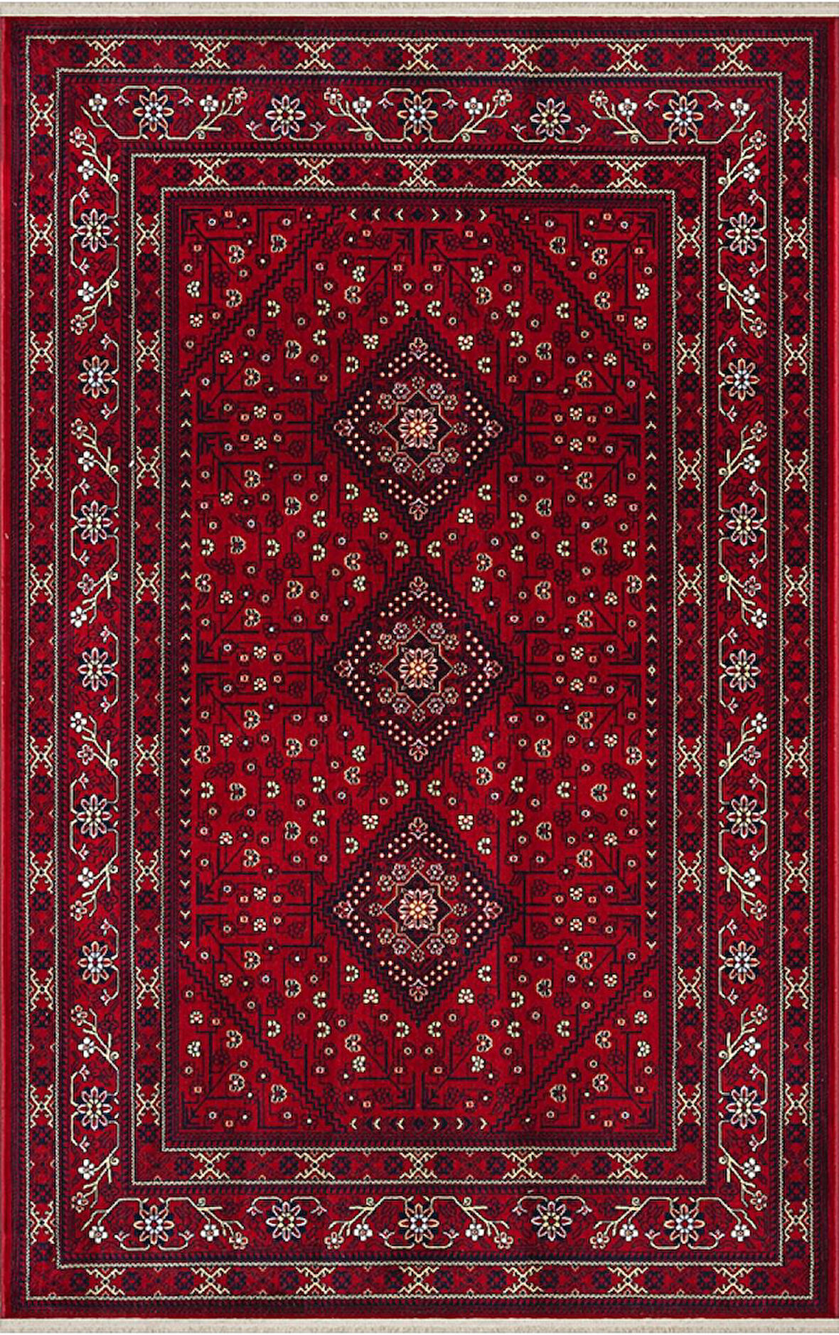 Padişah Halı Oda Halısı 120x180 Dubai  62099 010 Bordo