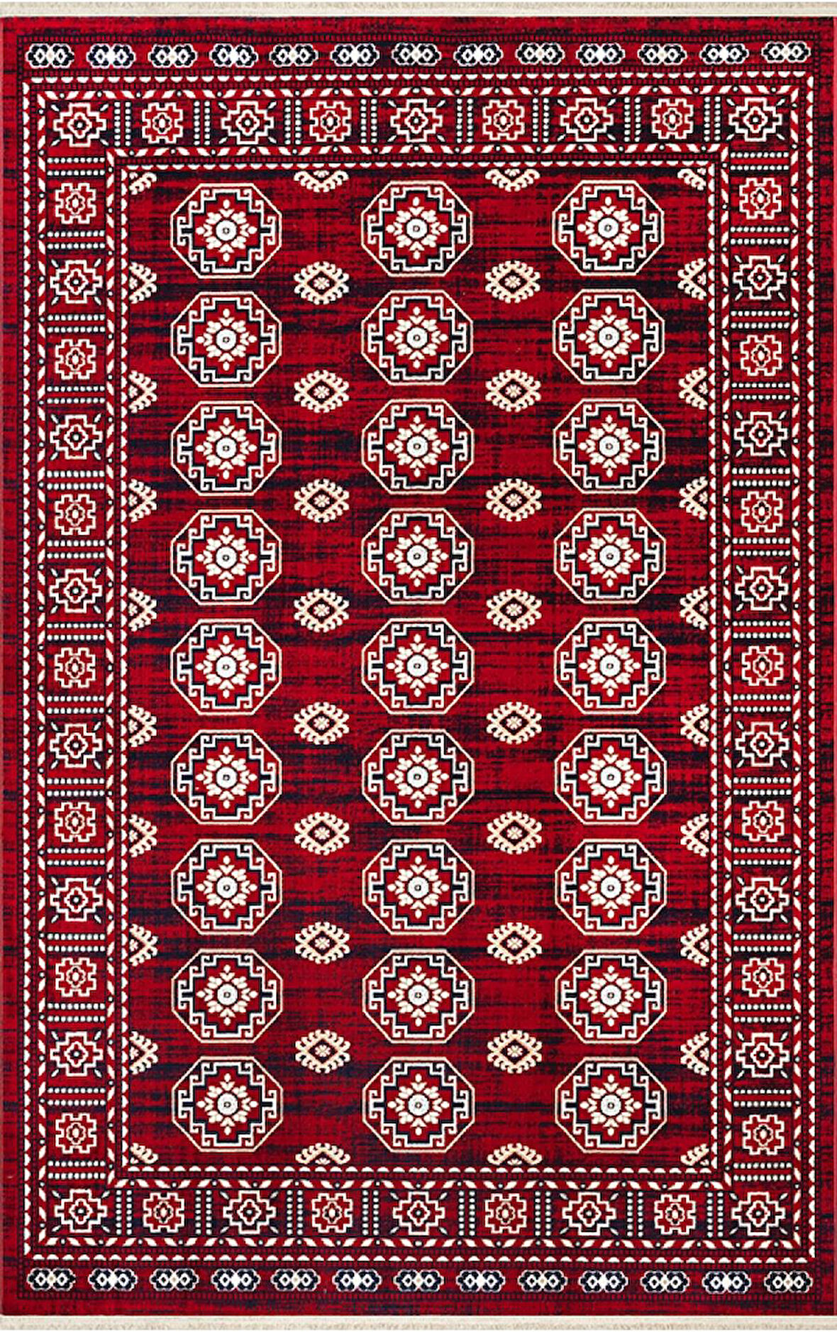 Padişah Halı Yolluk Halısı 80x300 Dubai 56271 010 Bordo