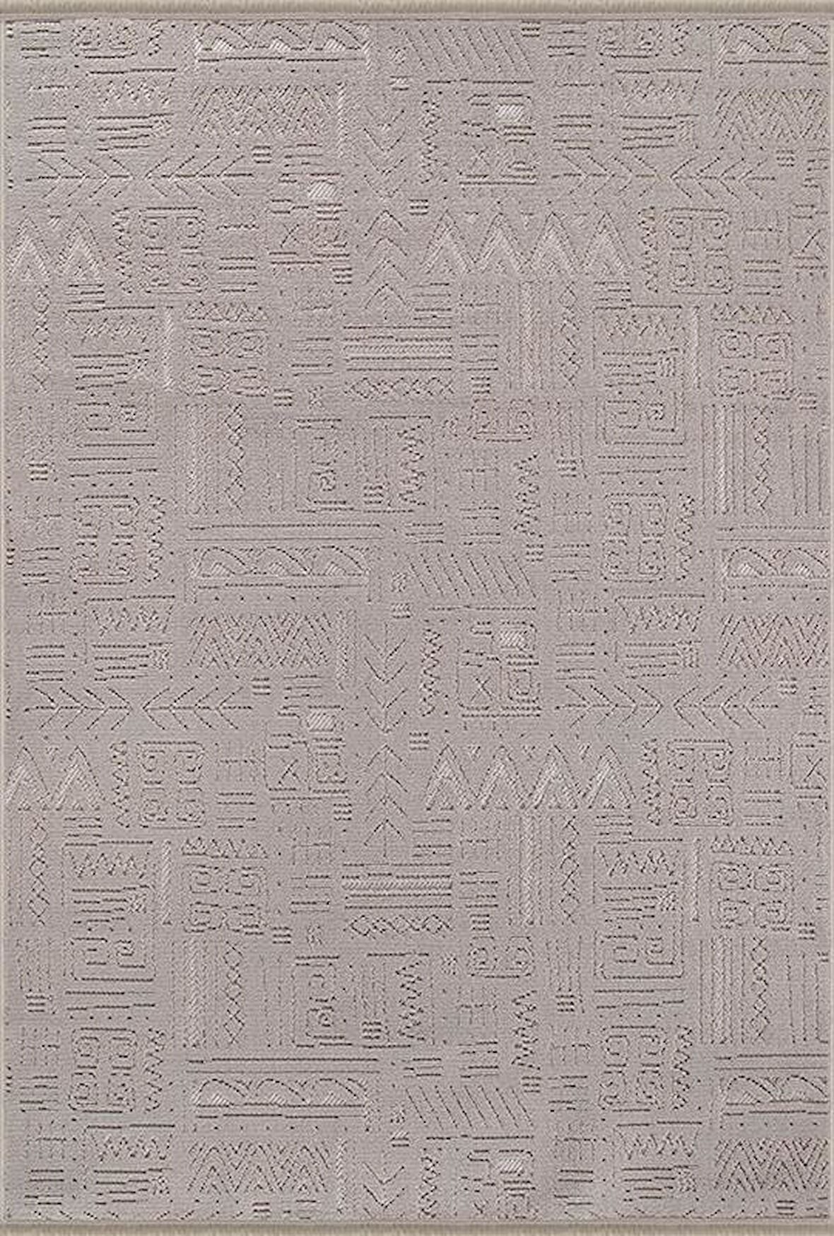 Kreasyon Halı Yolluk Halısı 100x200 Loopo LP002 Bej