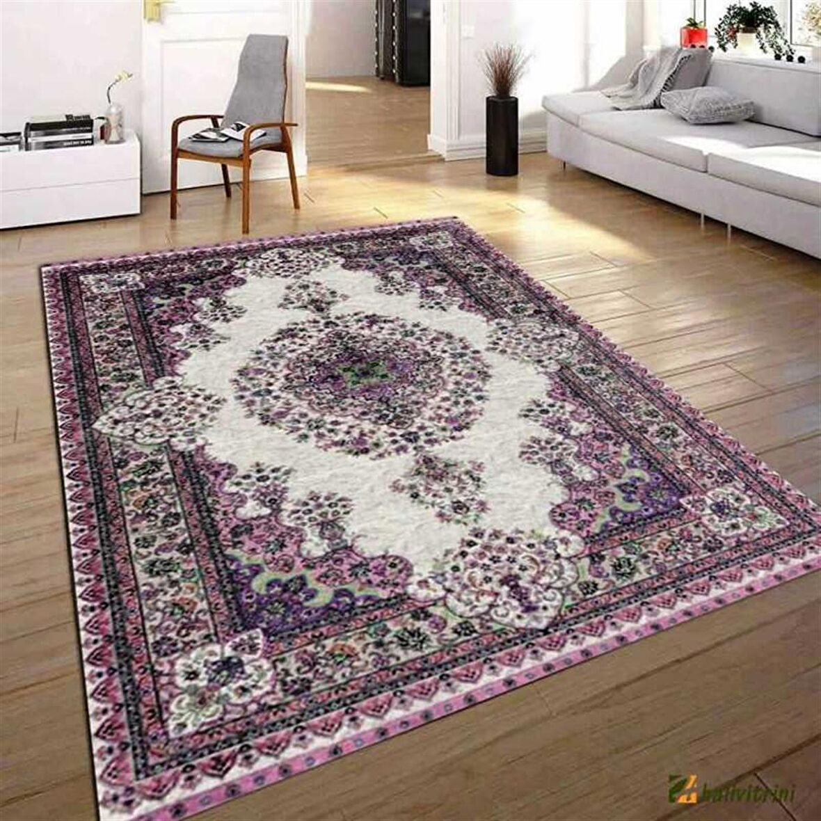 Hitit Yolluk Halısı Klasik 80x300 Lidya Lüx 4479 Mor