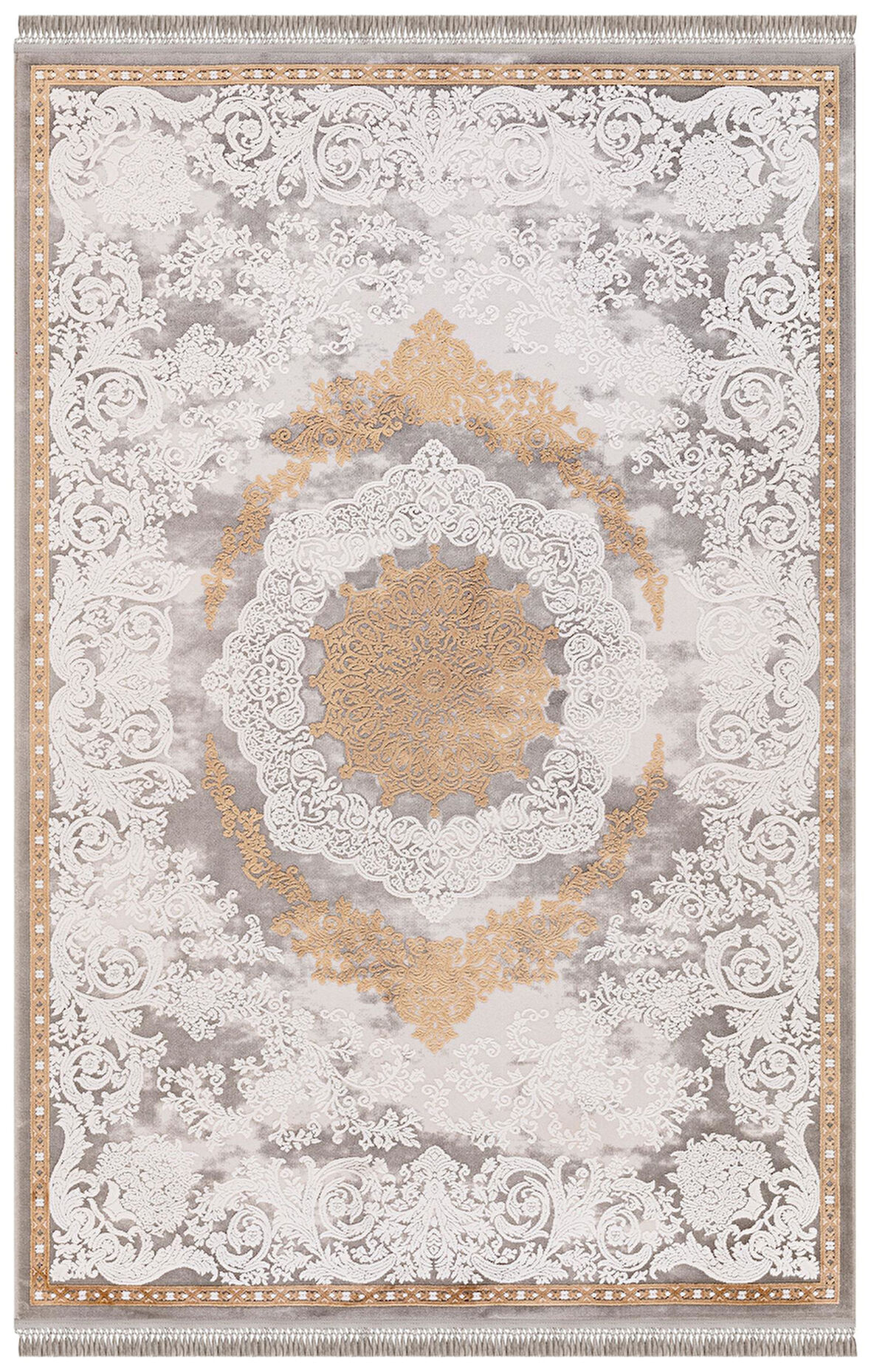 İpek Halı Salon Halısı 200x300 Blossom 13421 Gri