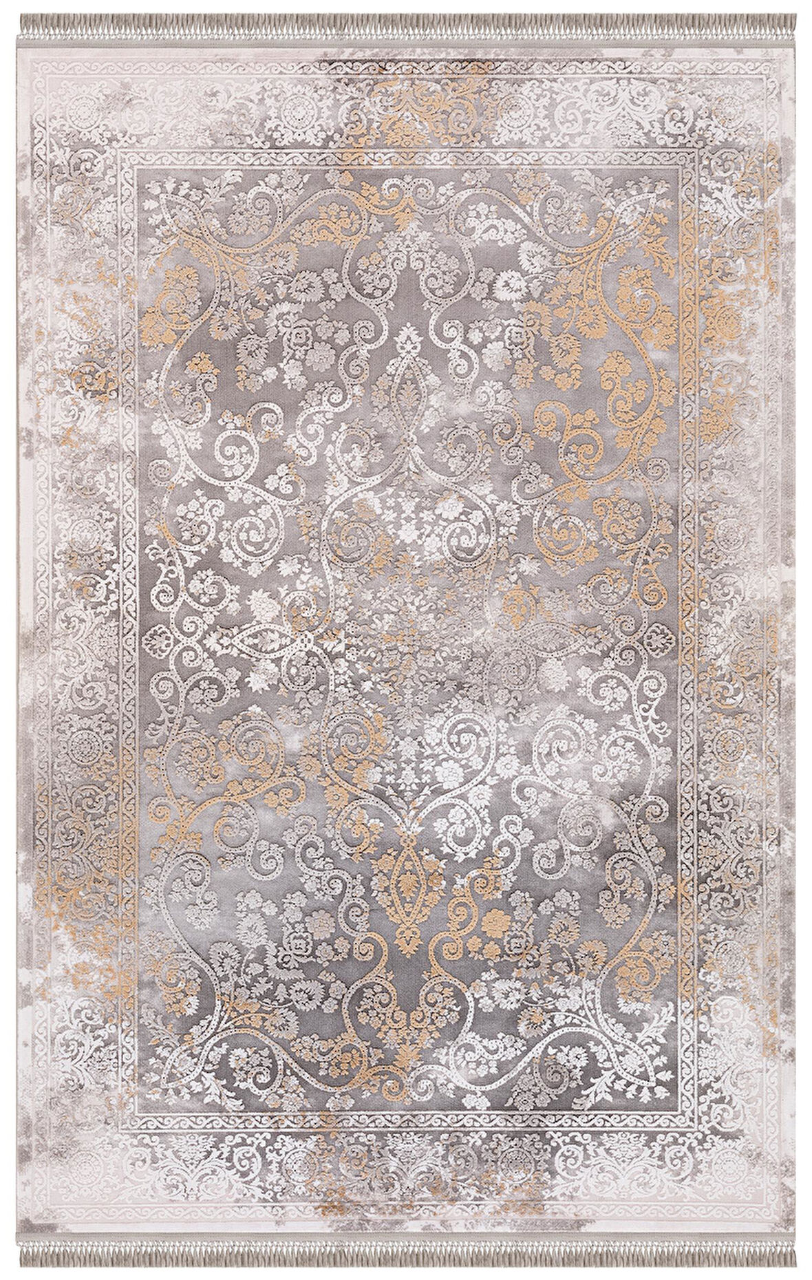 İpek Halı Salon Halısı 200x300 Blossom 13636 Gri