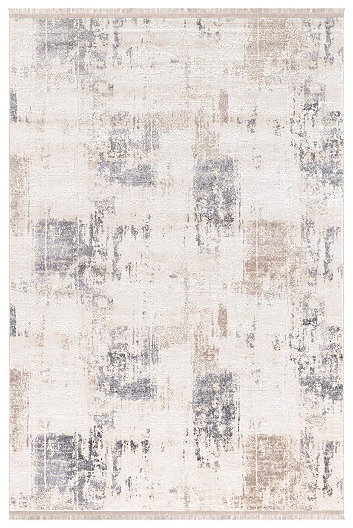 İpek Kişiye Özel Ölçü Kesme Halı Rivenna Lux Koleksiyonu 2461A Krem