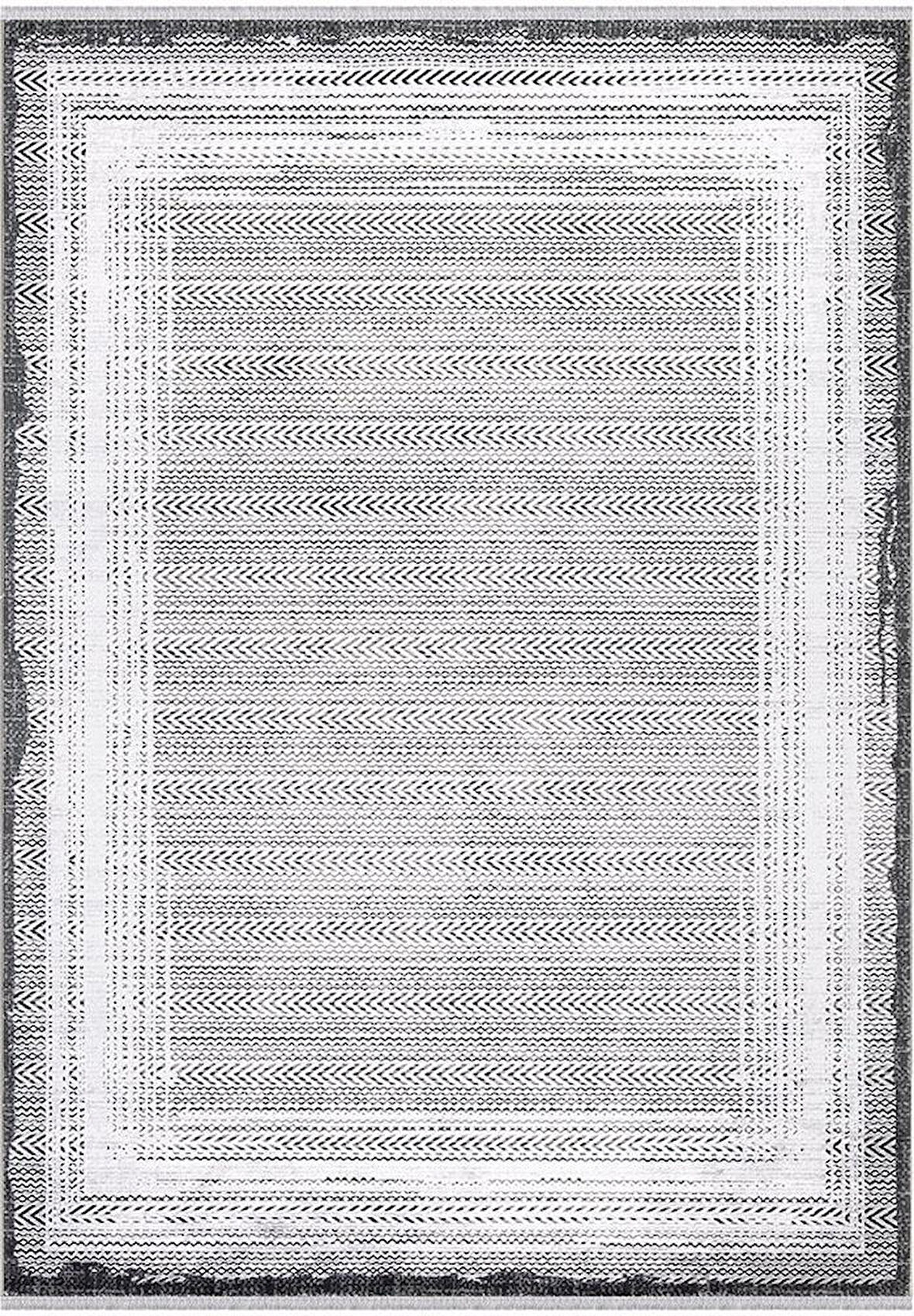 İpek Halı Yolluk Halısı 80x300 Roxanne 17188 Gri