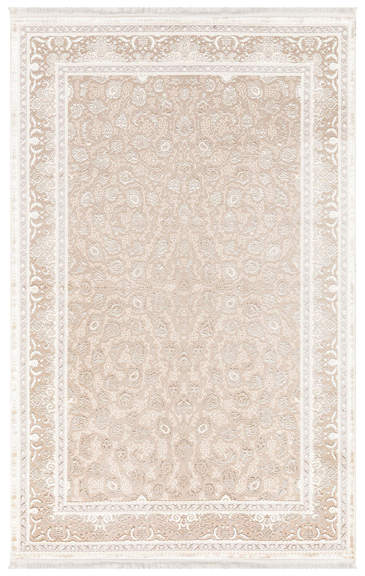 İpek Halı Oda Halısı 160x235 Sihir 17411 Bej