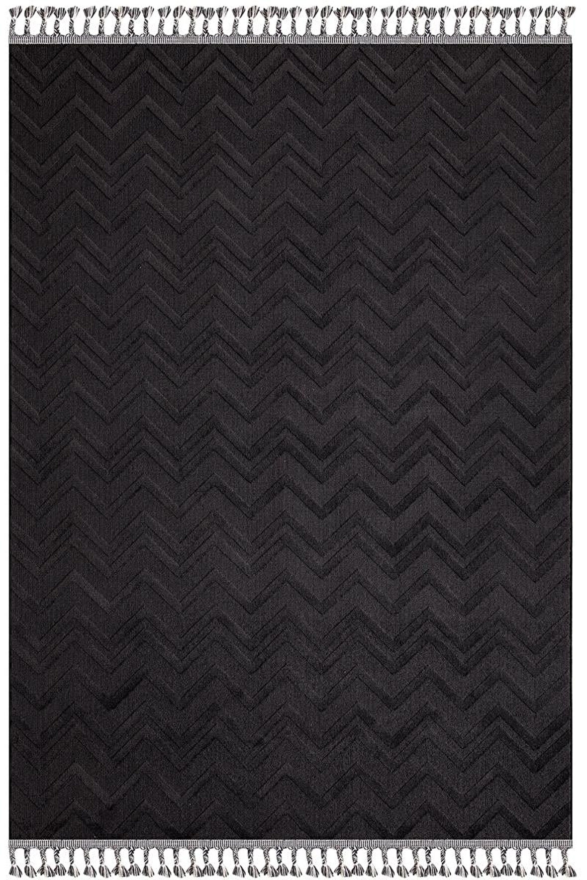 İpek Halı Salon Halısı 200x290 İpek Lüx 11700 Siyah