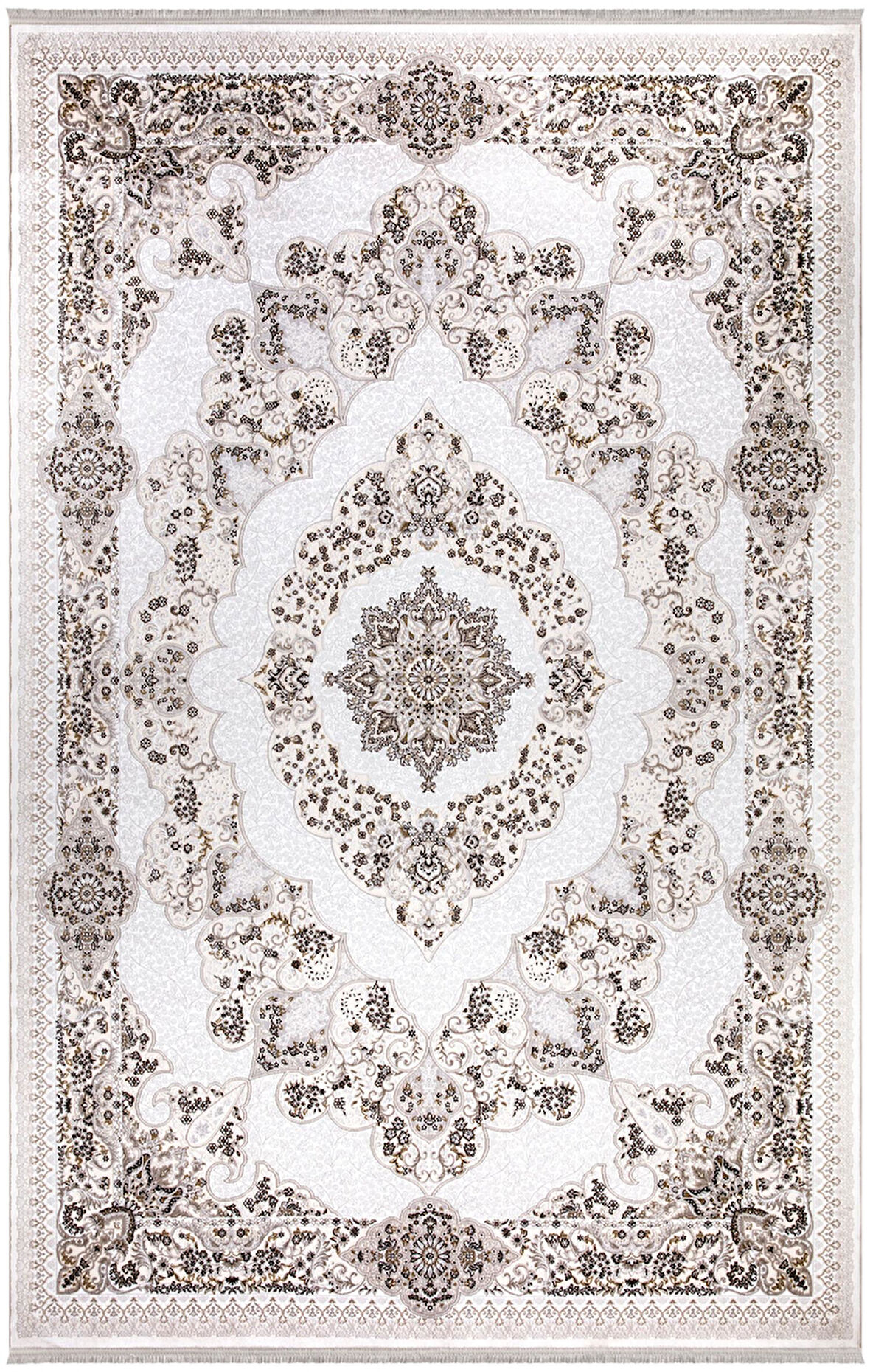 İpek Halı Oda Halısı 160x235 Sedefkar 16519 Krem