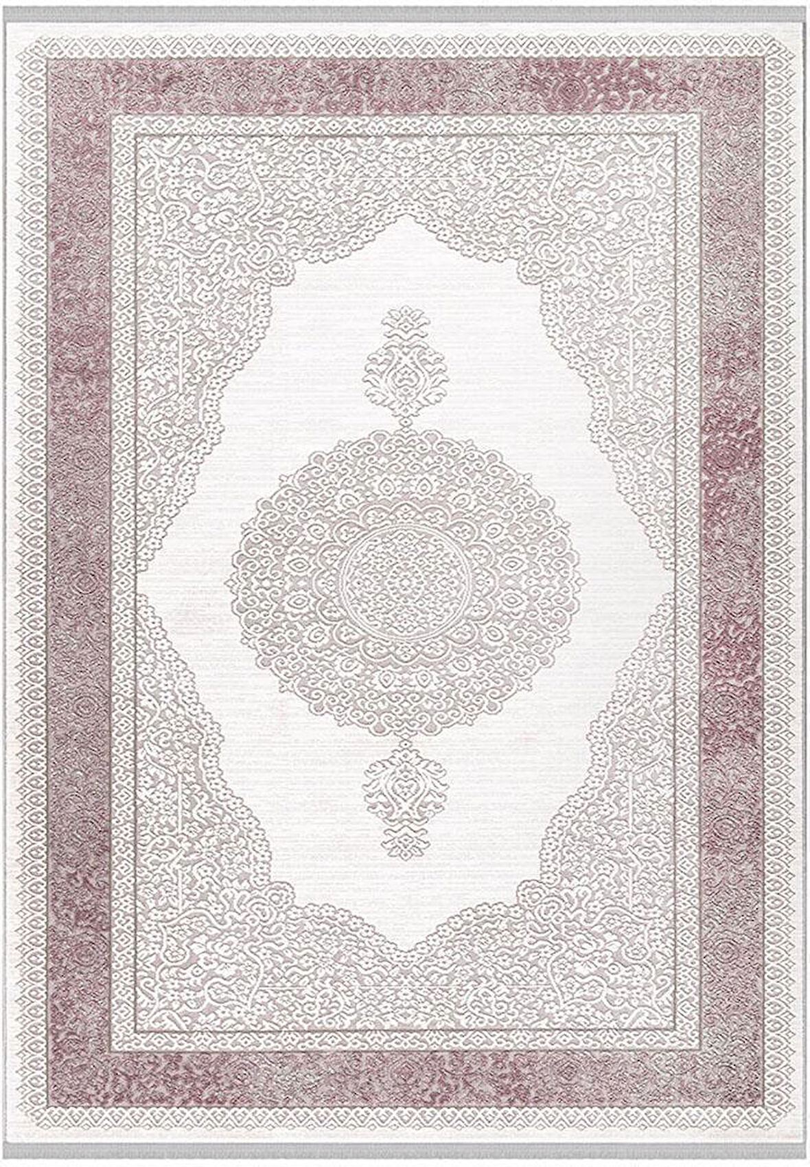 İpek Halı Salon Halısı 200x300 Anisa 15525 Pembe