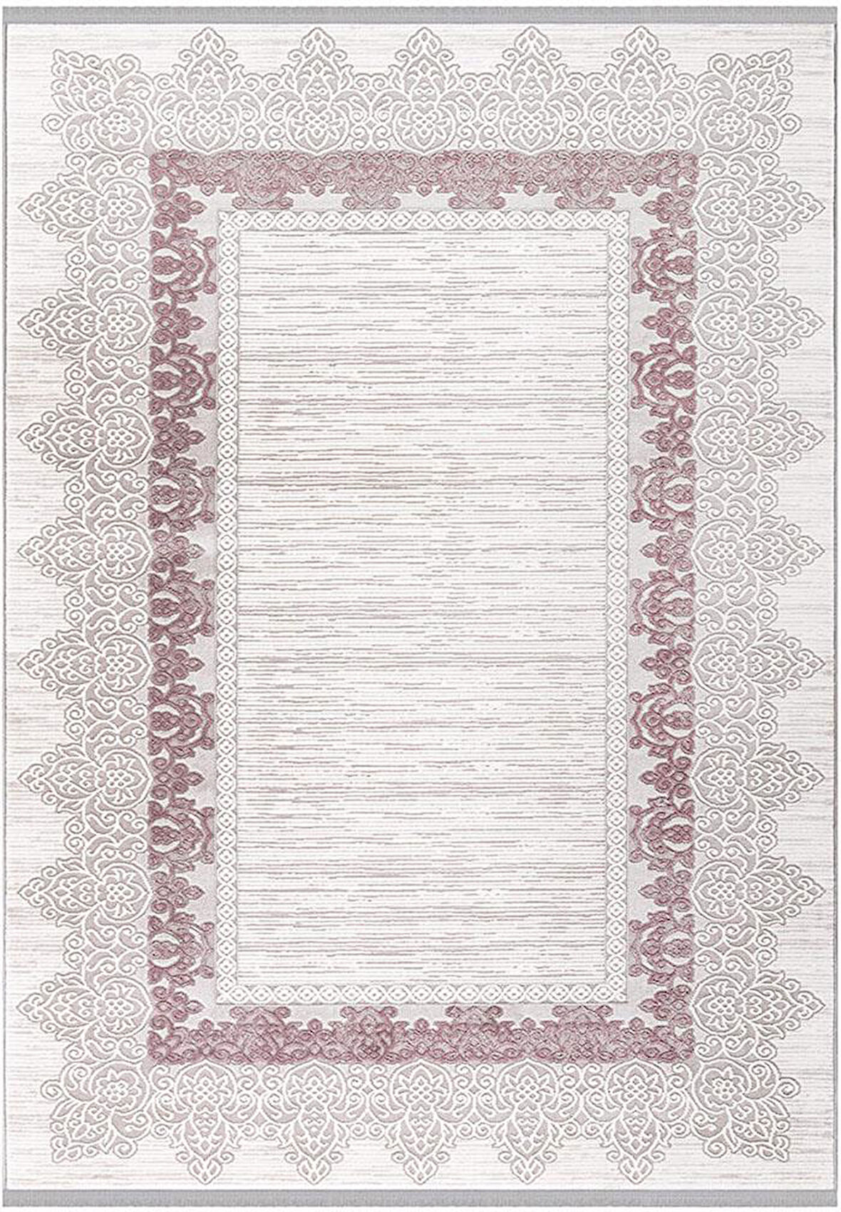 İpek Halı Yolluk Halısı 80x300 Anisa 15530 Pembe