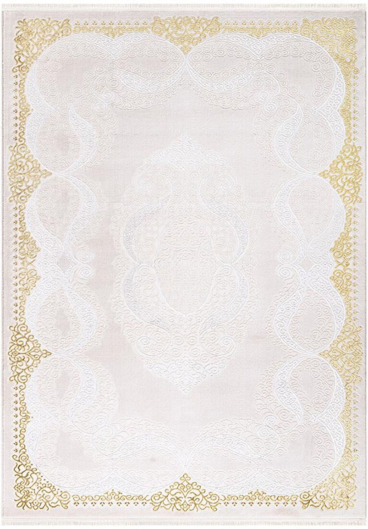İpek Halı Yolluk Halısı 80x300 Anisa 15905 Sarı