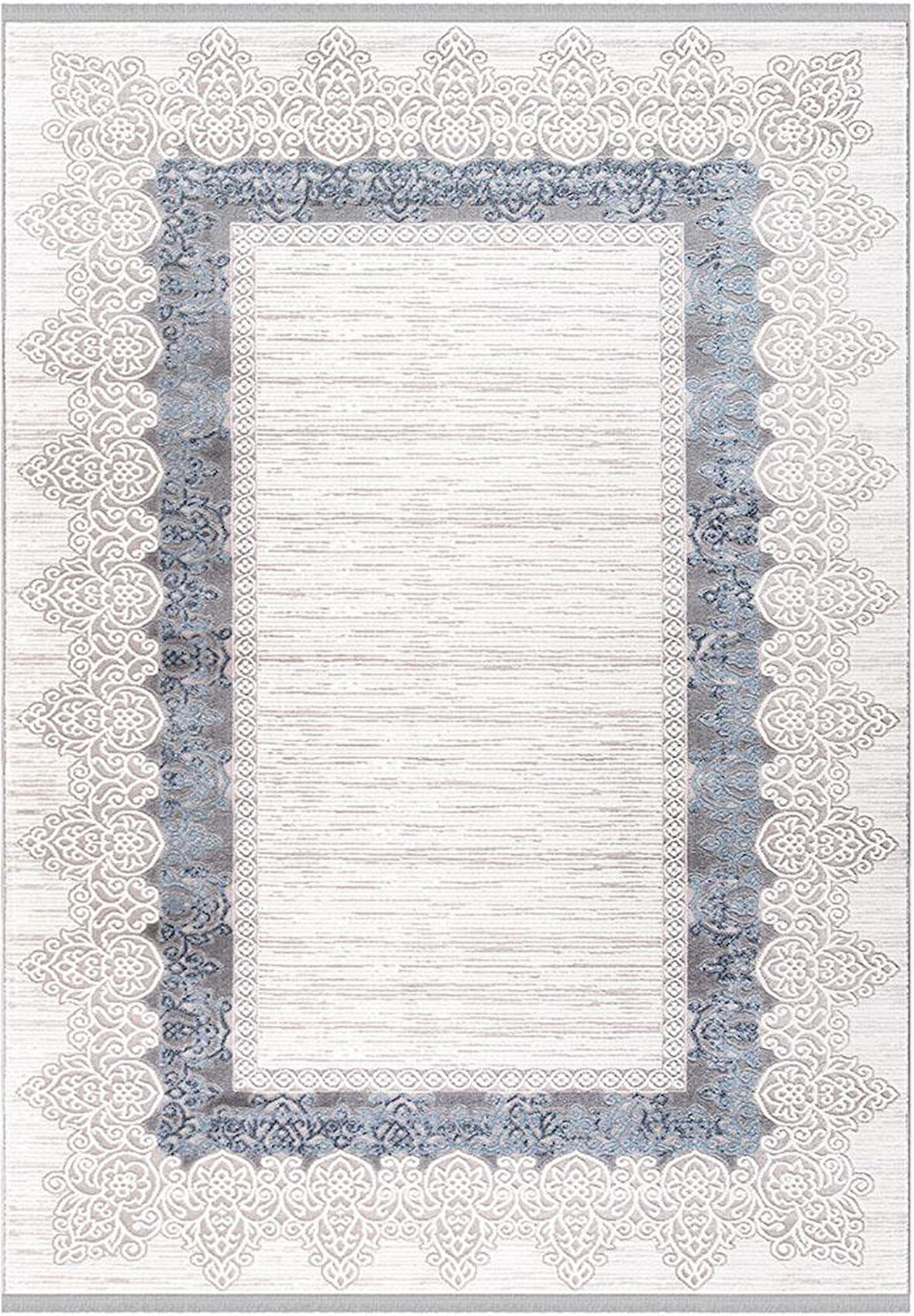 İpek Halı Yolluk Halısı 80x300 Anisa 15954 Mavi