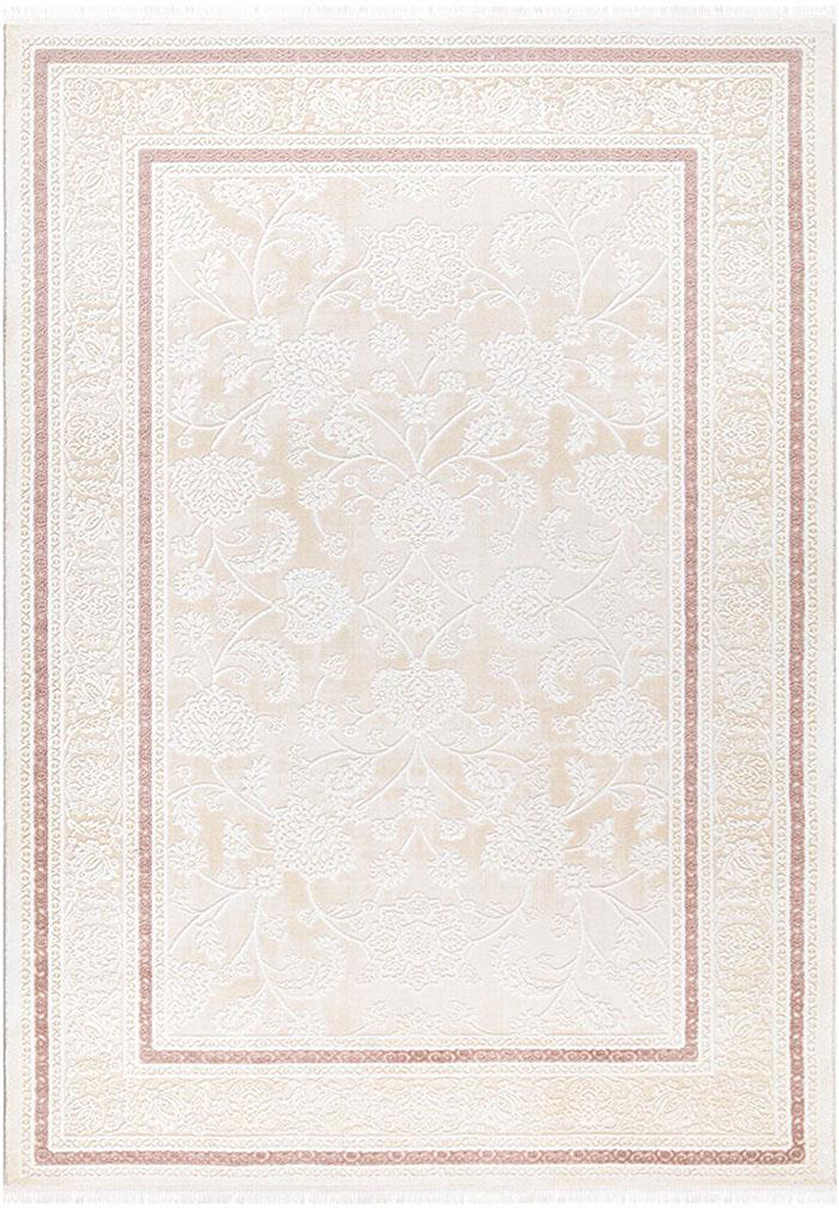 İpek Halı Oda Halısı 160x235 Gaspara 14905 Pembe