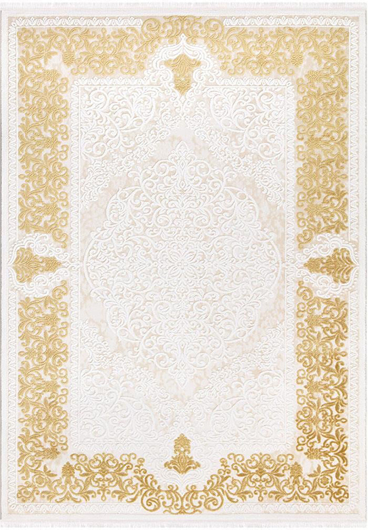 İpek Halı Salon Halısı 200x300 Gaspara 14958 Sarı