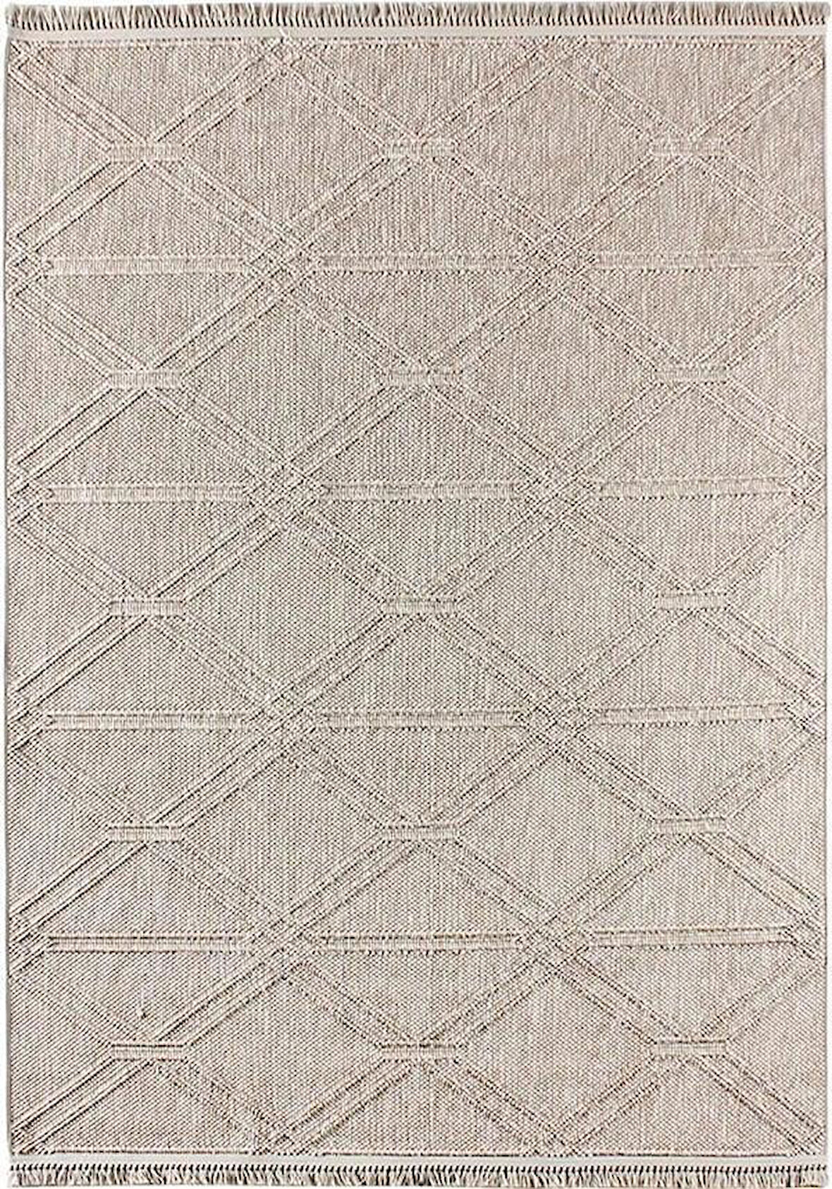 Kreasyon Halı Özel Ölçü Oda Halısı 120x300 Nossa A0137 Bej