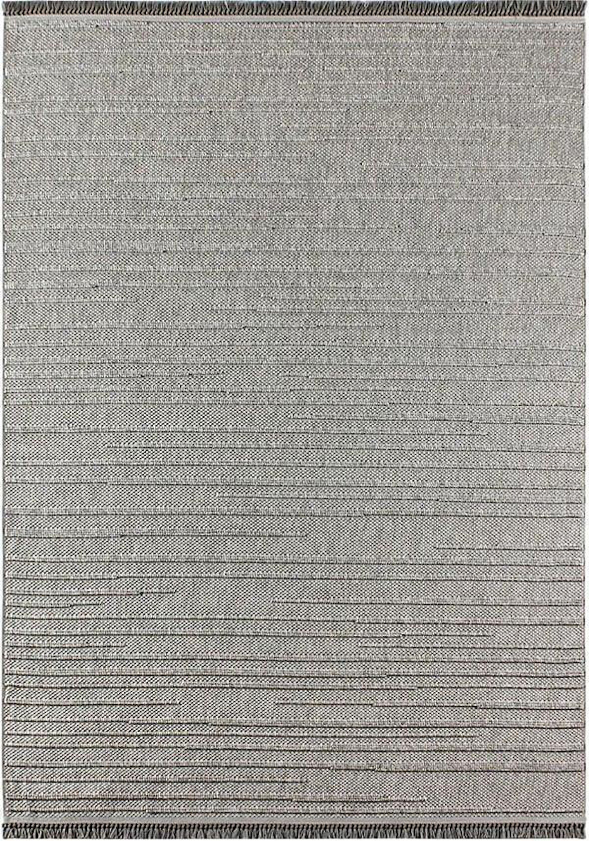Kreasyon Halı Özel Ölçü Oda Halısı 120x300 Nossa A0136 Gri