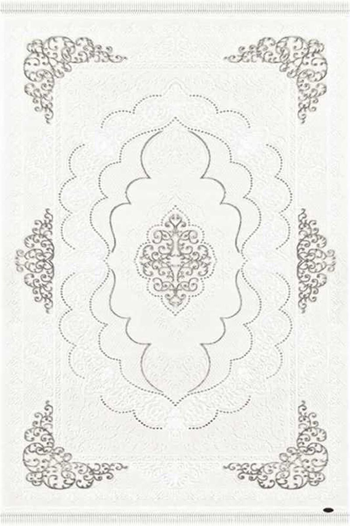 Dinarsu Oval Oda Halısı Klasik 80x150 Gold GD004 695 Krem