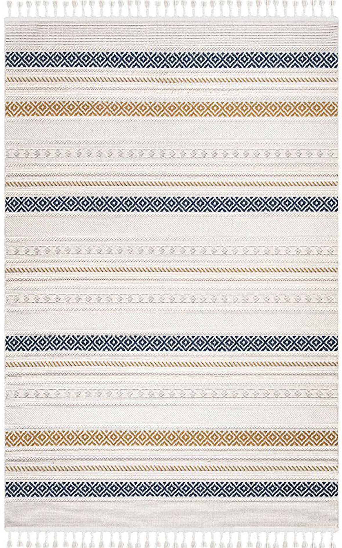 İpek Halı Özel Ölçü Oda Halısı 120x300 Lupin 18504 Krem