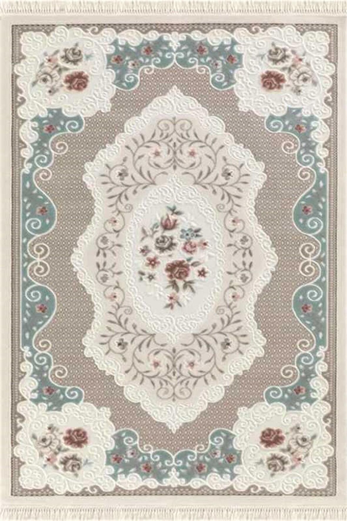 Dinarsu Oda Halısı Klasik 125x200 Viyana VY006 063 Turkuaz