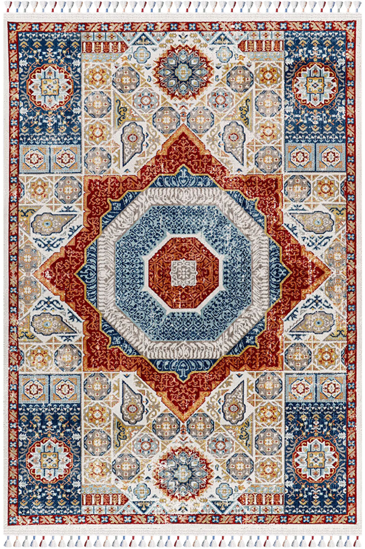 Kreasyon Halı Salon Halısı 200x290 Antique AN003 Çok Renkli