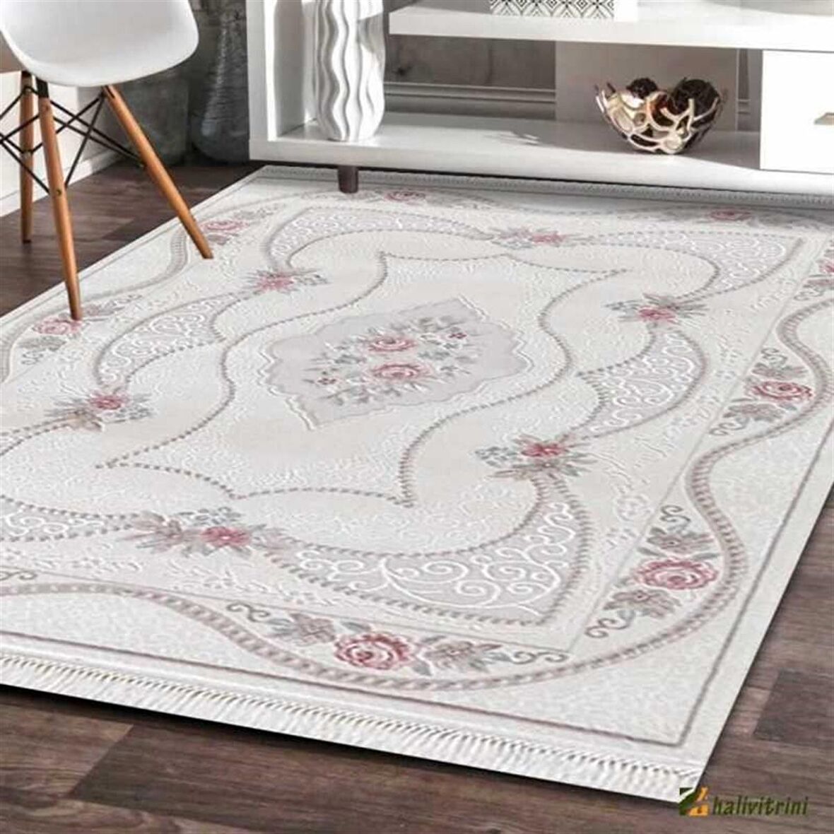 Efsane Salon Halısı Klasik 200x290 Ihlara HR001060 Krem