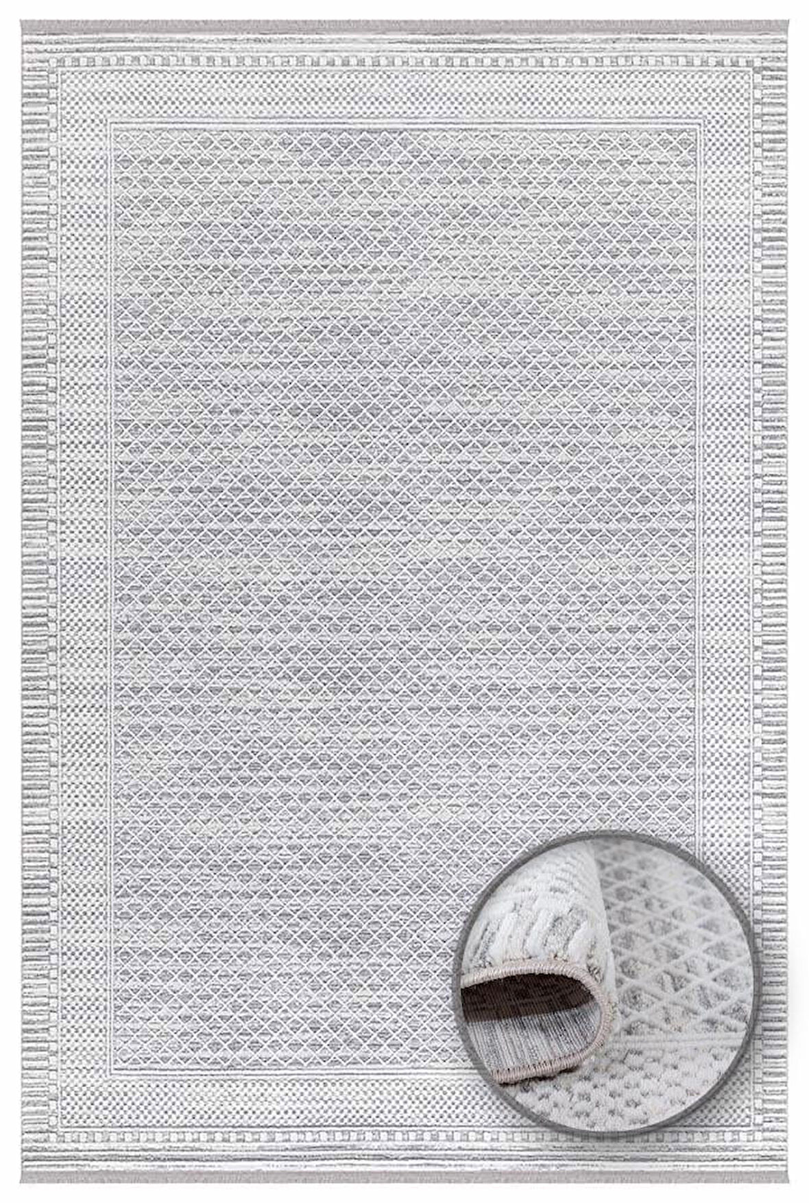 İpek Halı Oda Halısı 120x180 Dalida 3209A Gri