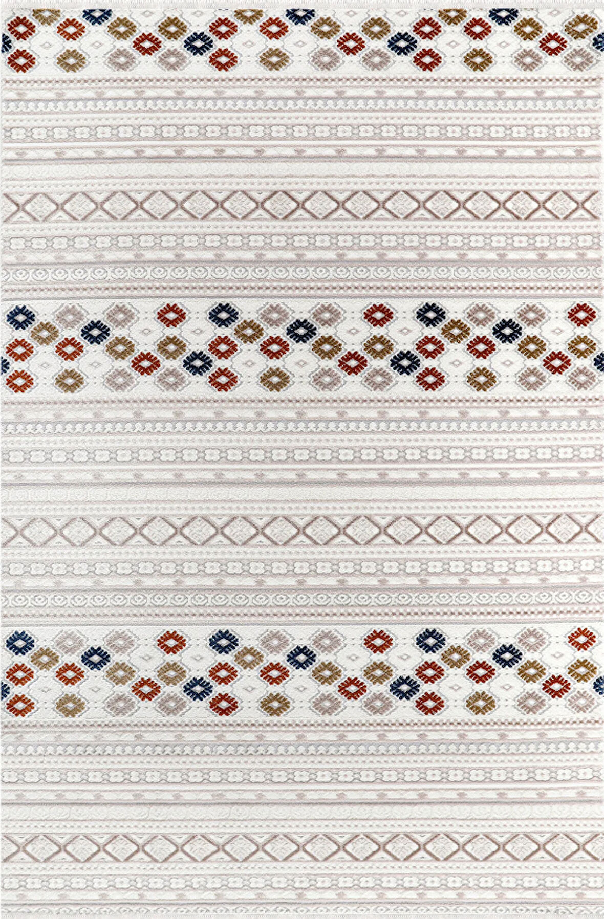 Kreasyon Halı Kişiye Özel Ölçü Oda Halısı 120x550 Bristol BI006 Çok Renkli