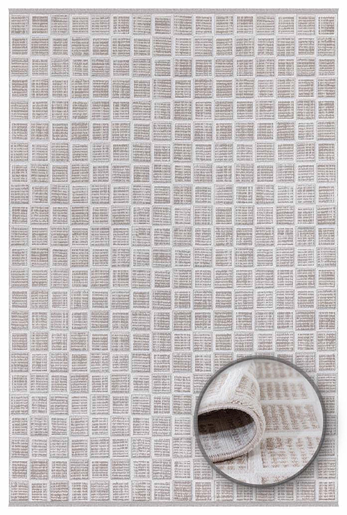 İpek Halı Kişiye Özel Ölçü Oda Halısı 120x600 Dalida 3201A Bej