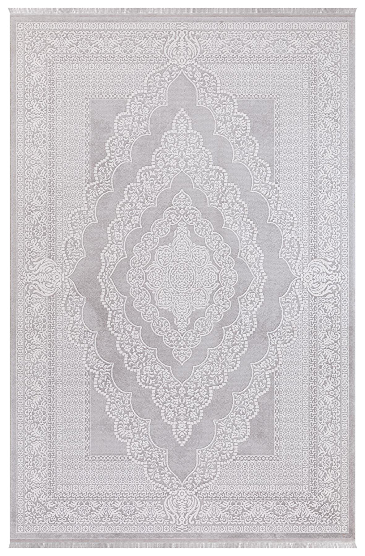 İpek Halı Salon Halısı 200x300 Safarin 7651A Gri