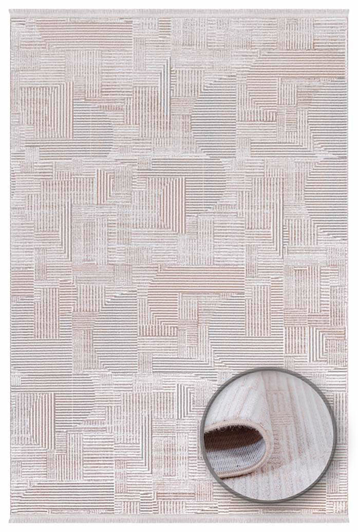 İpek Halı Duru Oda Halısı 120x180 Alaçatı 2608A Bej