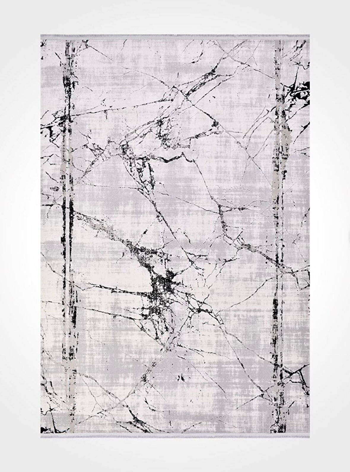 İpek Halı Kişiye Özel Ölçü Yolluk Halısı 100x410 Roxanne 17103 Gri