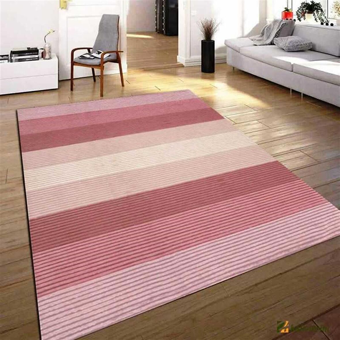 Hitit Salon Halısı Modern 180x280 Lidya Lüx 4496 Pembe