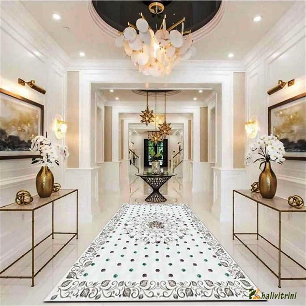 Hitit Yolluk Halısı Klasik 80x200 Lidya Lüx 4009 Çok Renkli