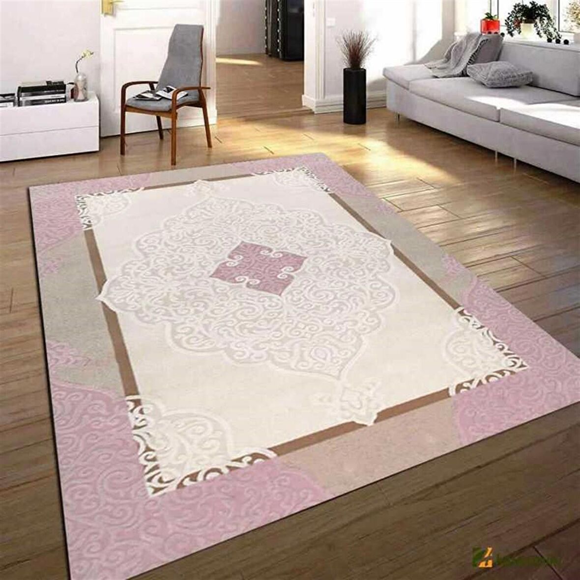 Hitit Yolluk Halısı Klasik  80x140 Lidya Lüx 4492 Pembe