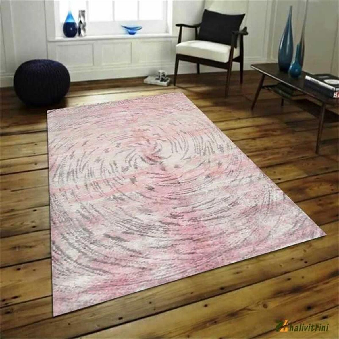 Hitit Salon Halısı Modern 180x280 Lidya Lüx 4004 Pembe