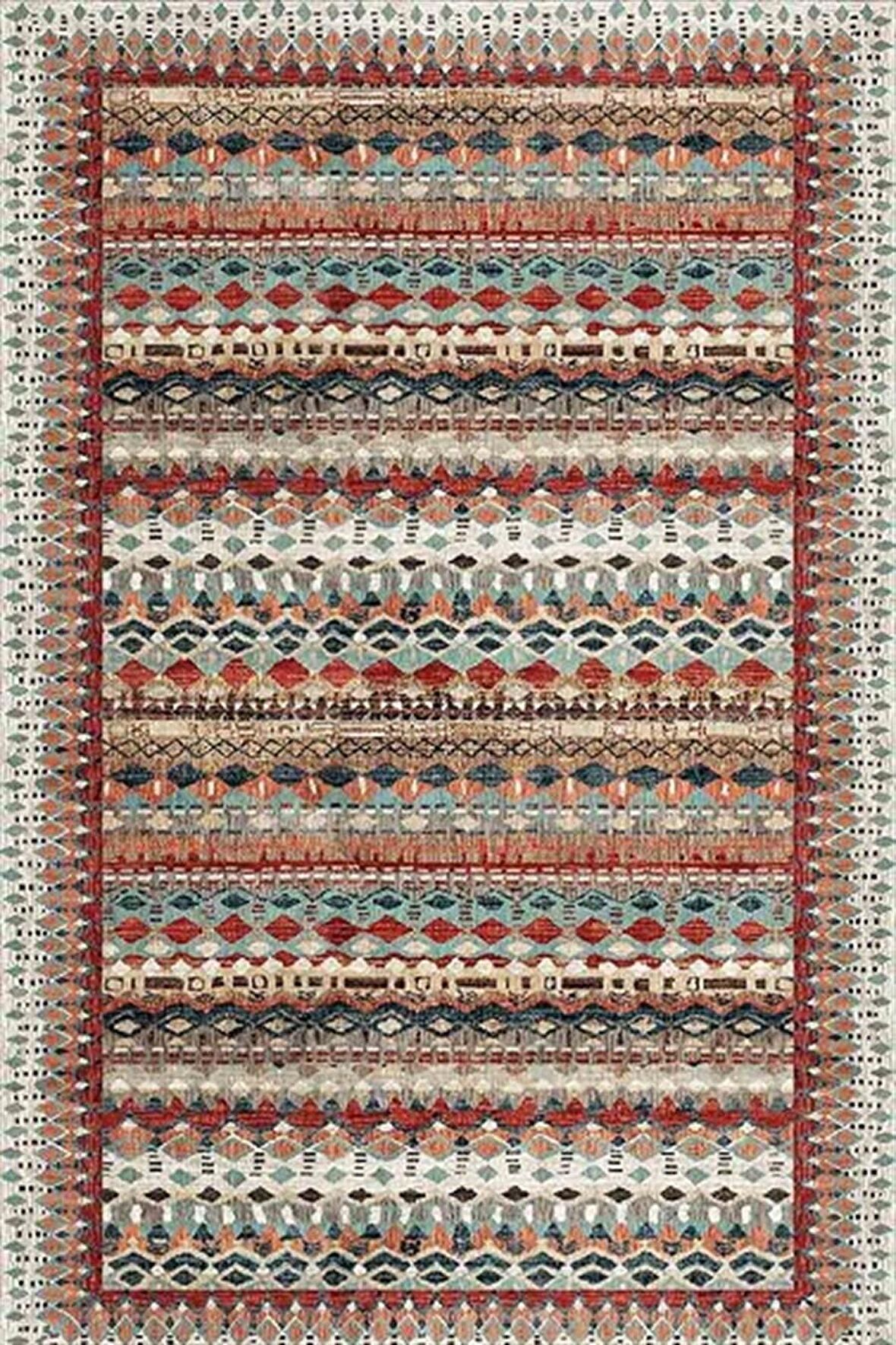 Kreasyon Dijital Salon Halısı Otantik 200x290 Pandora 2768 Bordo