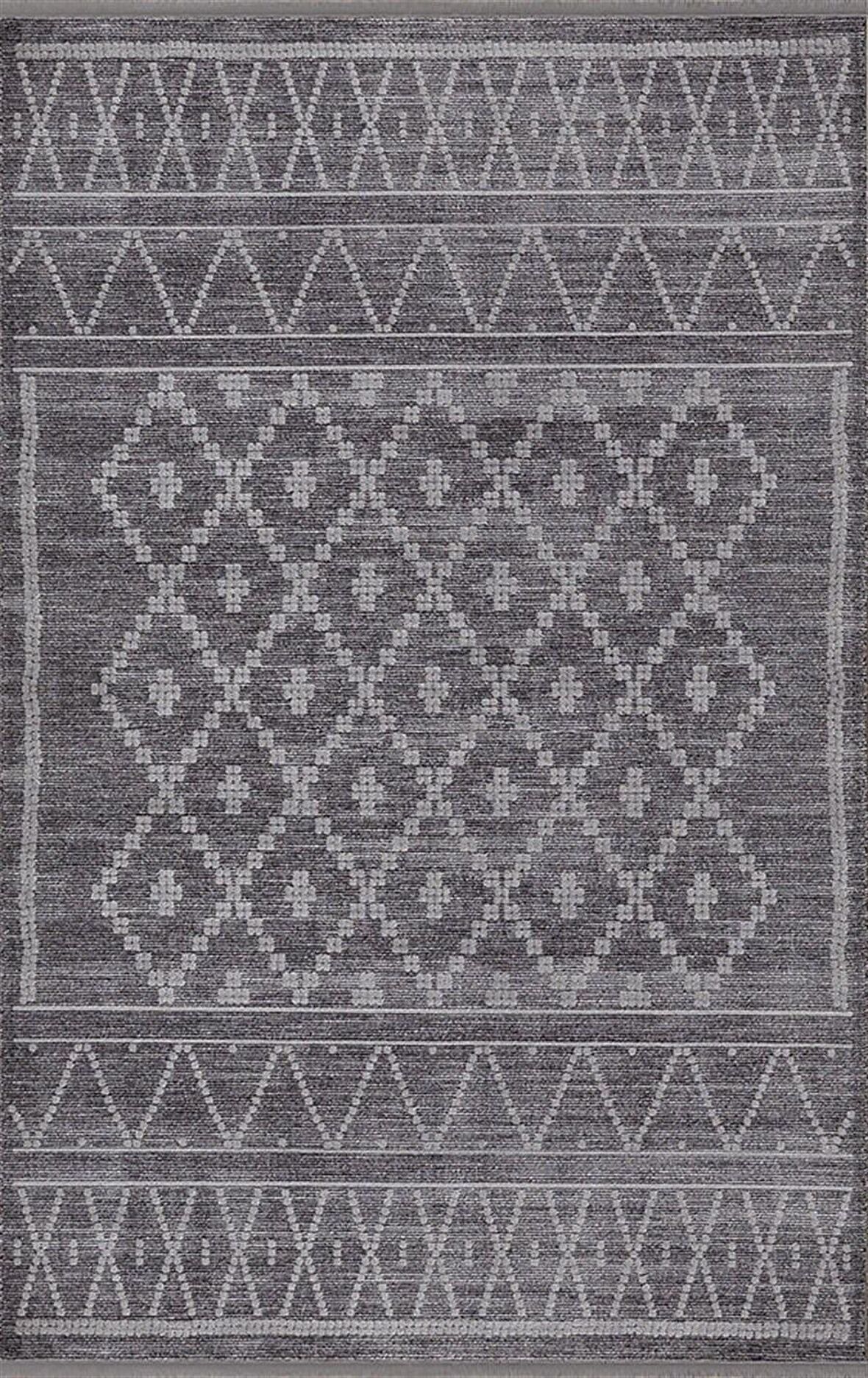 Merinos Yolluk Halısı Modern 100x200 Therapy 36130 091 Antrasit