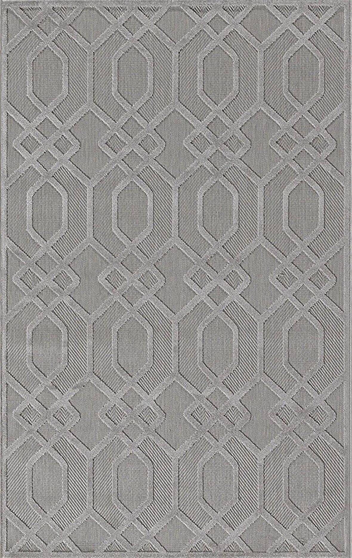 Merinos Yolluk Halısı Modern 80x150 Launge 54094 295 Gri