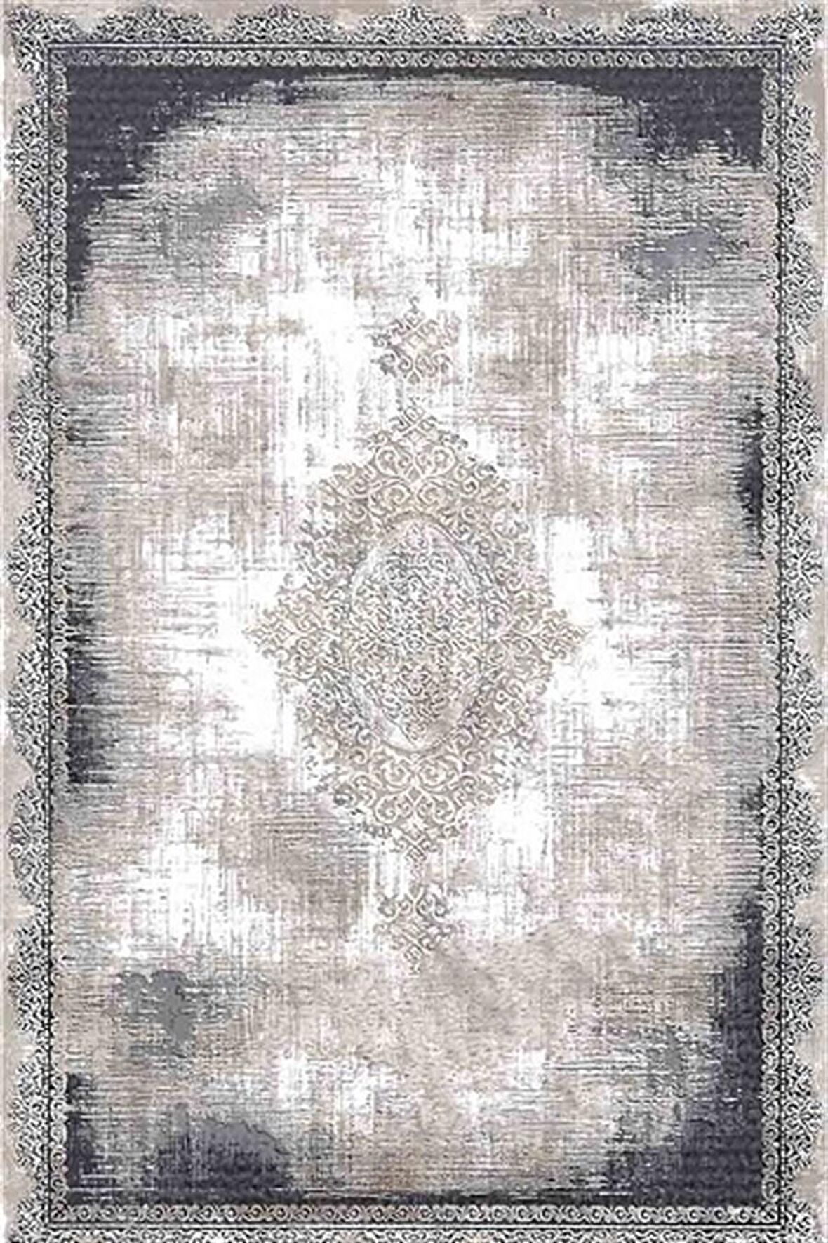 Kreasyon Dijital Yolluk Halısı Klasik 80x150 Pandora 2727 Krem