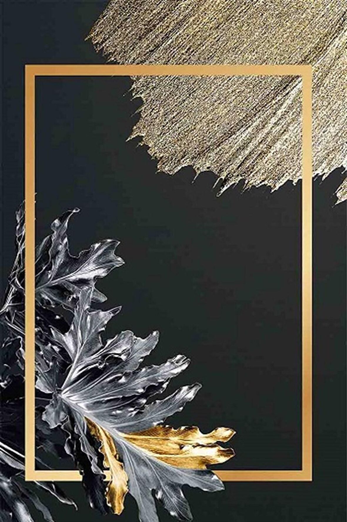 Kreasyon Dijital Oda Halısı Modern 120x180 Pandora 2719 Siyah