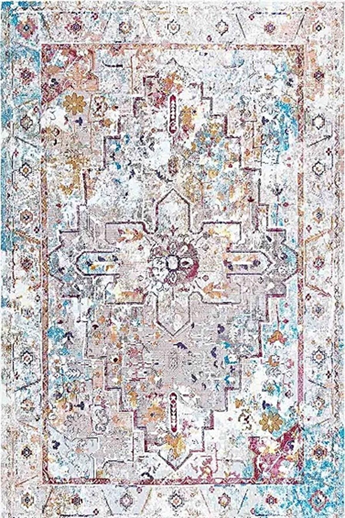 Kreasyon Dijital Oda Halısı Klasik 120x180 Pandora 2726 Mavi