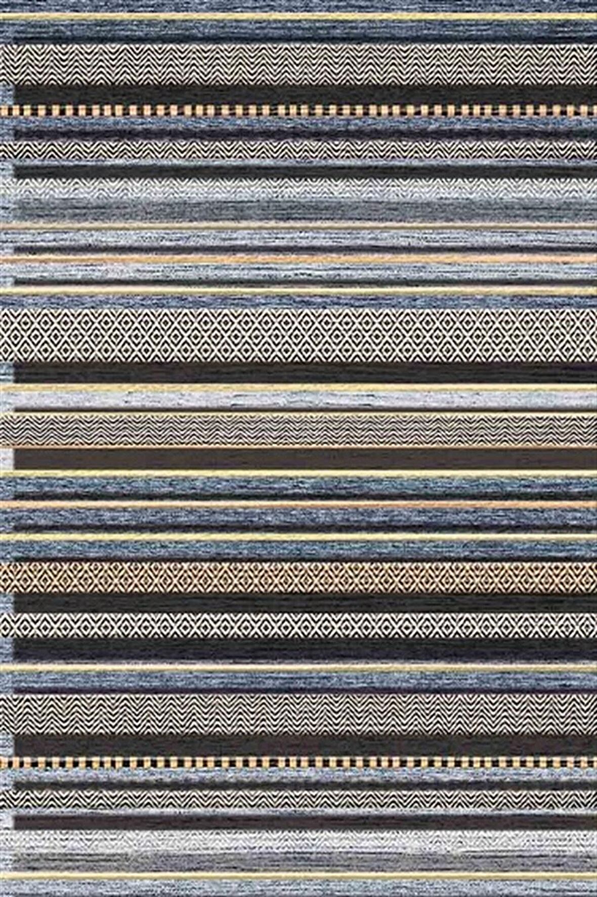 Kreasyon Dijital Salon Halısı Modern 180x250 Pandora 2741 Gri