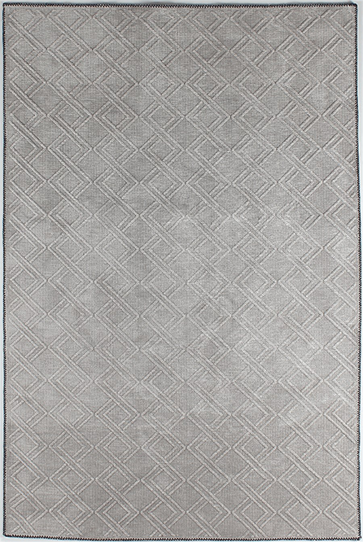 Kreasyon Salon Halısı Modern 200x290 Wellsoft A0040 Gri