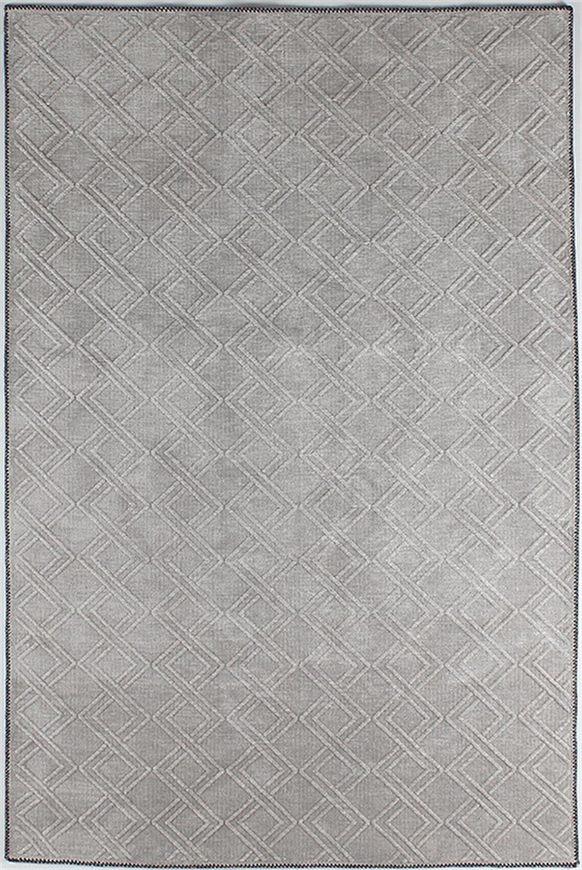 Kreasyon Halı Kesme Oda Halısı 120x300 Wellsoft A0040 Gri