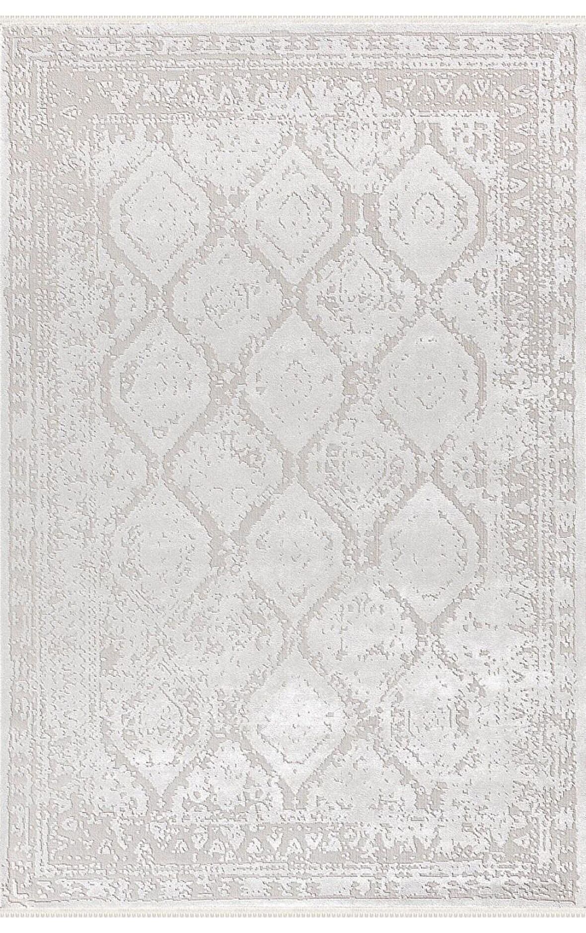 Padişah Oda Halısı Modern 125x200 Viva 34668 060 Beyaz