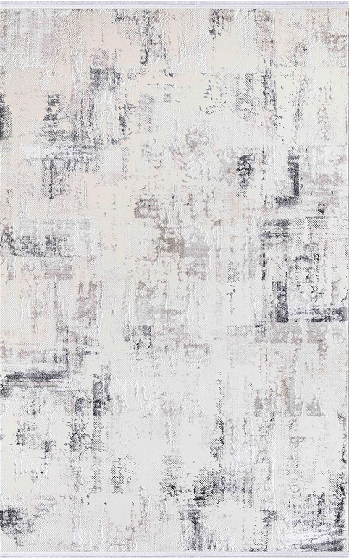 İpek Yolluk Halısı Modern 80x150 Sihir 17354 Gri