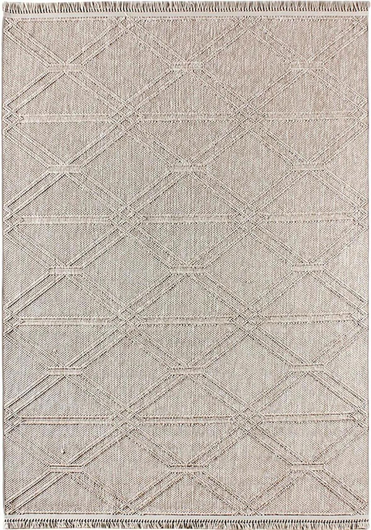 Kreasyon Halı Kesme Oda Halısı 120x300 Nossa A0137 Vizon