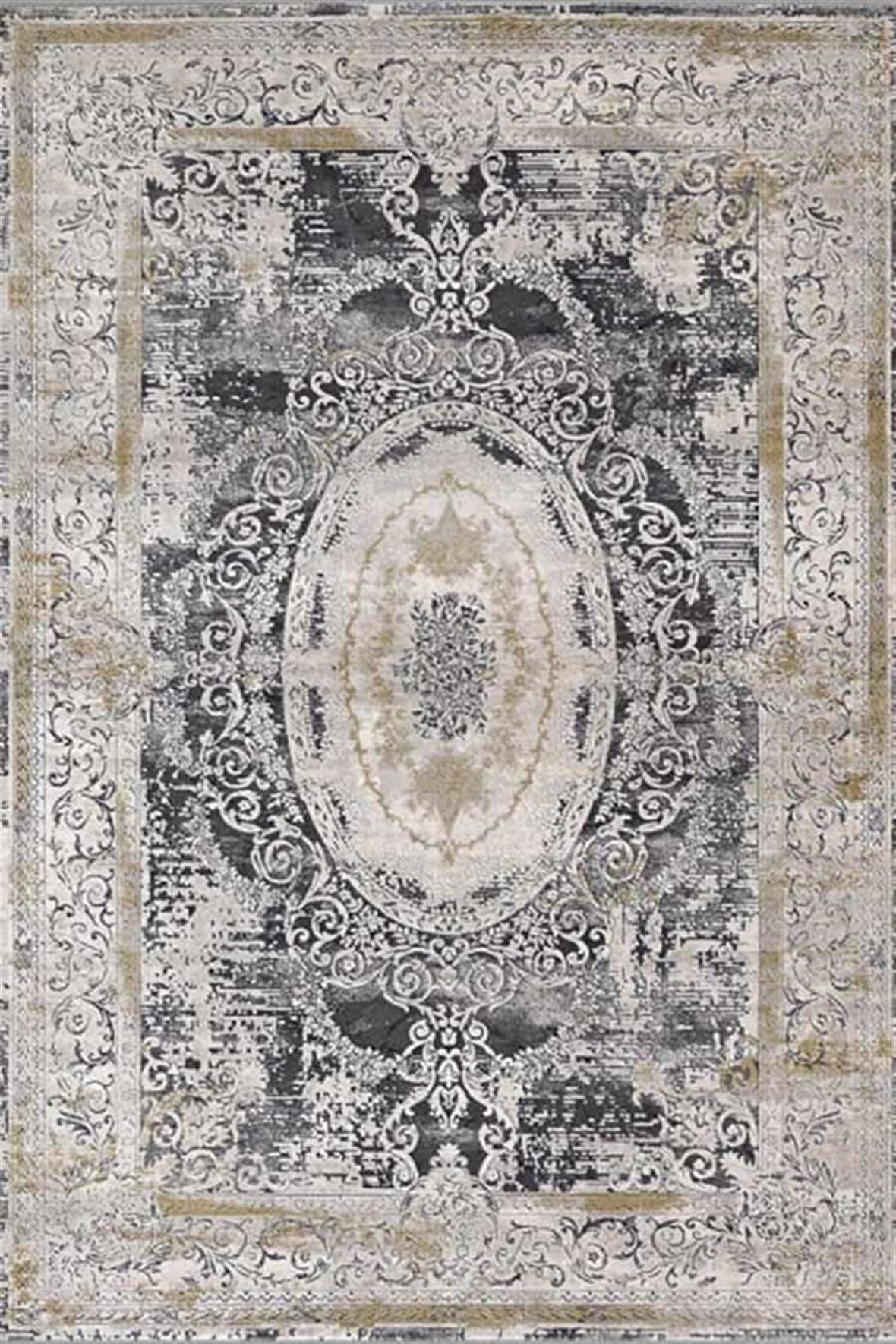 ​Padişah Salon Halısı Klasik 200x290 Santo 31881 090 Gri