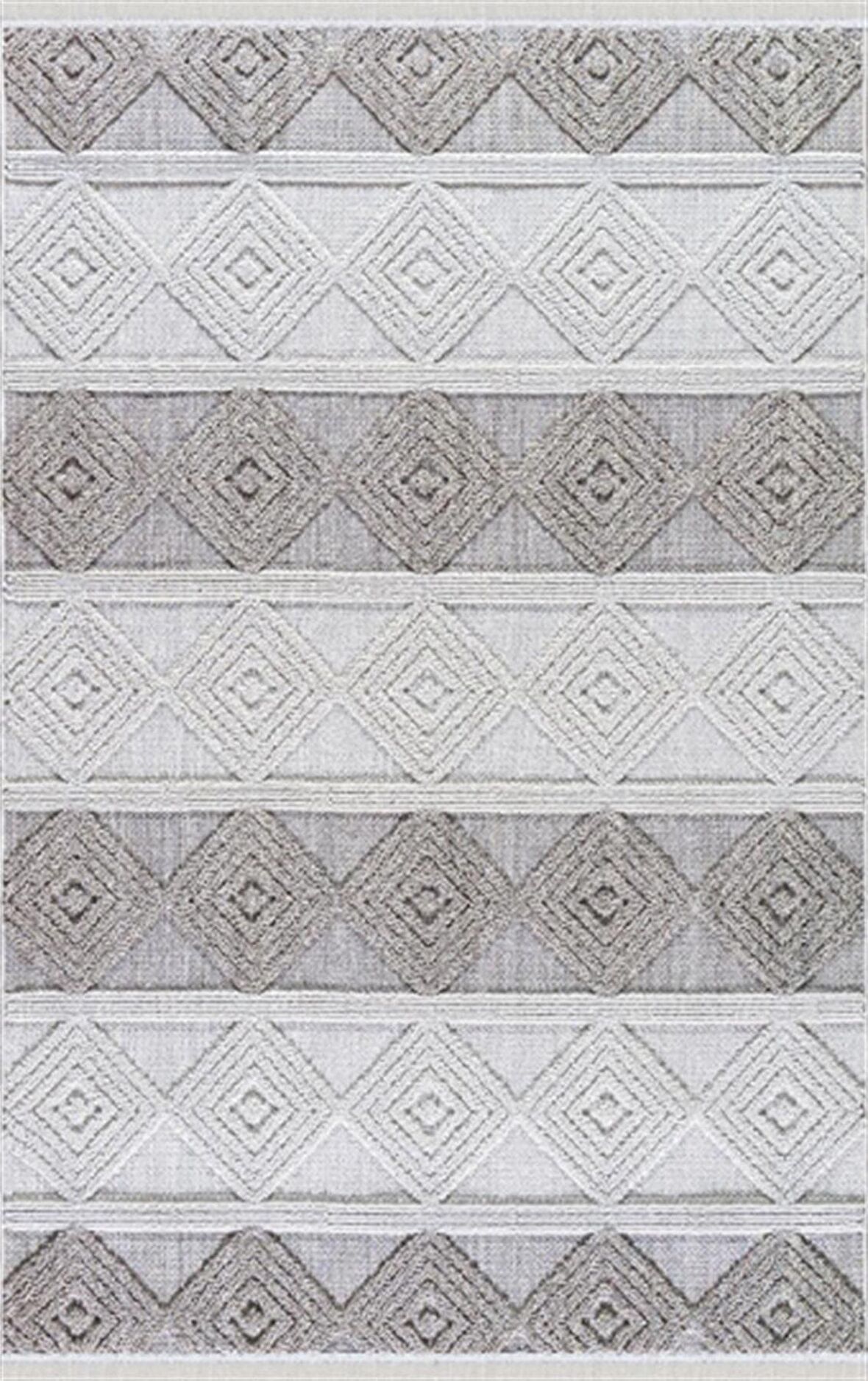 Padişah Salon Halısı Modern 200x290 Ferida 61578 096 Gri